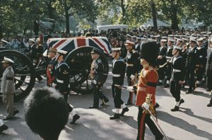  Lord Mountbatten's funeral was attended by many European royal families