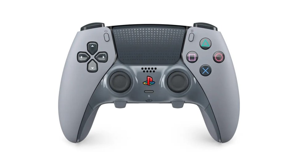a playstation controller with a playstation logo on it