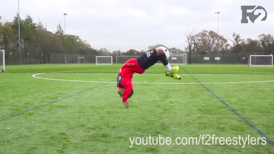 Football fans went head over heels for his exhibition stuff