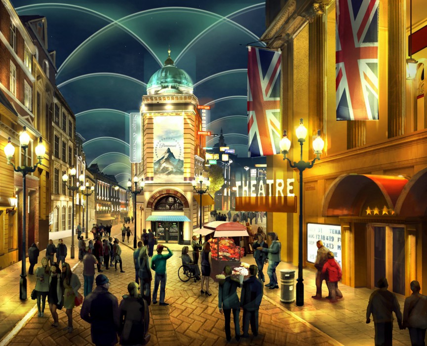 A previously issued visual prepared for the Hollywood-styled fairground to rival Disneyland which was once planned for Kent. Paramount has since pulled out of the deal. CPhoto released December 29 2024. The company behind a proposed multi-billion pound theme park dubbed the 'Dartford Disneyland' is being taken to court by Hollywood studio Paramount. London Resort Company Holdings (LRCH) had hoped to build the controversial attraction on the 372-acre Swanscombe Peninsula near Dartford, Kent. First announced back in 2012, the huge park was envisioned to feature rollercoasters, water parks, hotels and live entertainment venues and would have been at least three times the size of any other theme park in the UK. However, after various planning snags and racking up debts of £100m, the proposed park now faces a battle to stay alive..