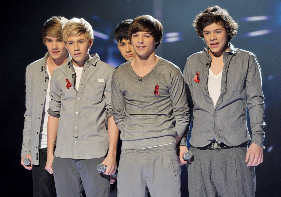 One Direction on the X Factor.