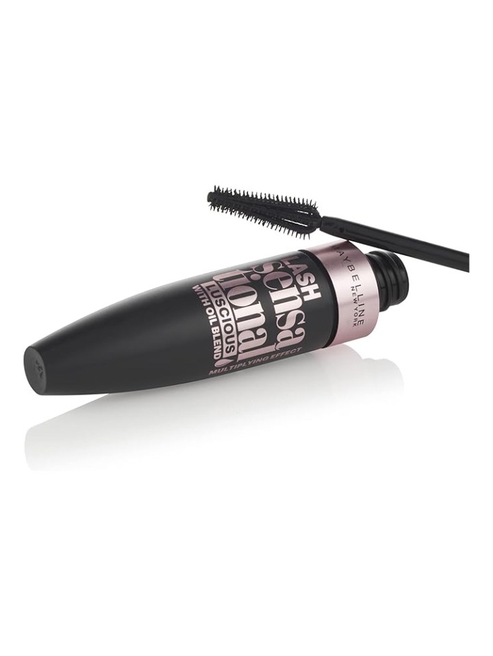 Maybelline Sensational Lash Mascara with oil blend.
