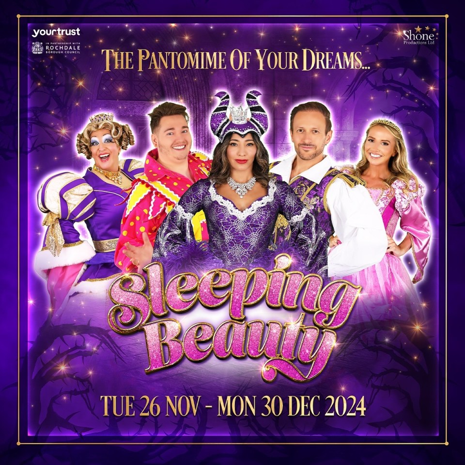 Sleeping Beauty pantomime poster.
