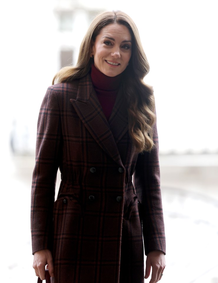 Catherine, Princess of Wales, at The Royal Marsden Hospital.