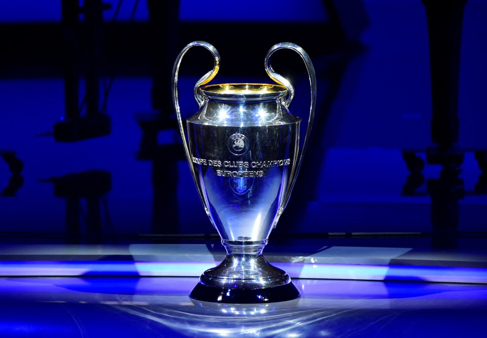 Champions League trophy.