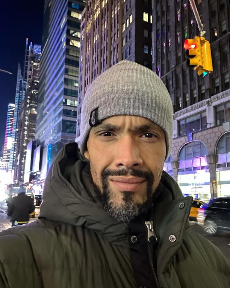 Leon Lopez, Brookside actor, in New York City.