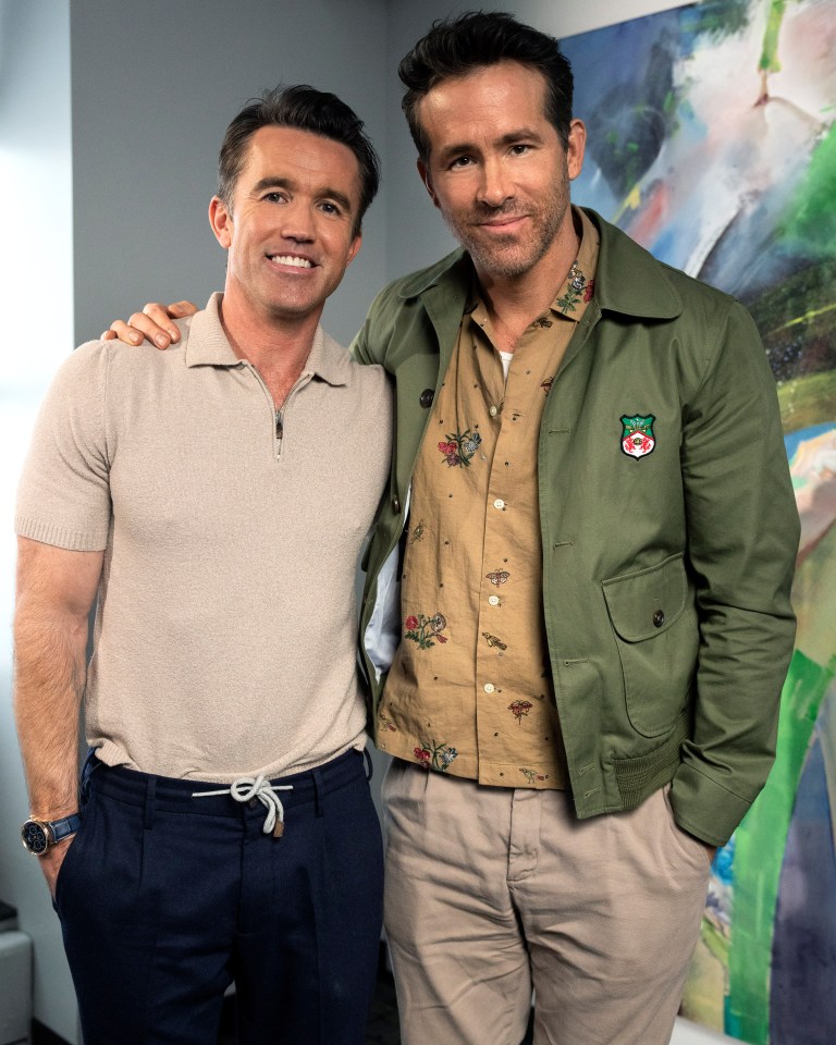 Rob McElhenney and Ryan Reynolds.