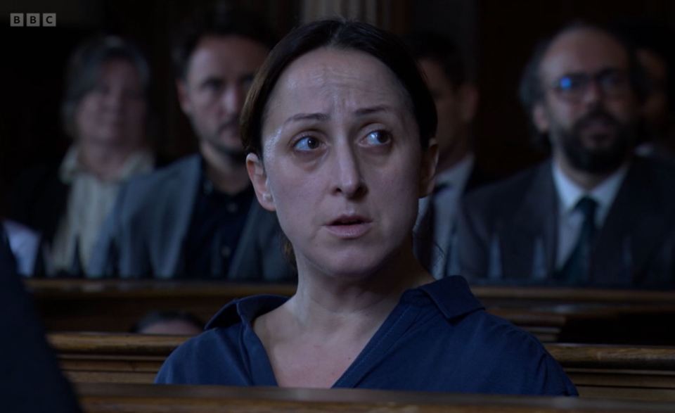 Sonia Fowler collapsing in court.