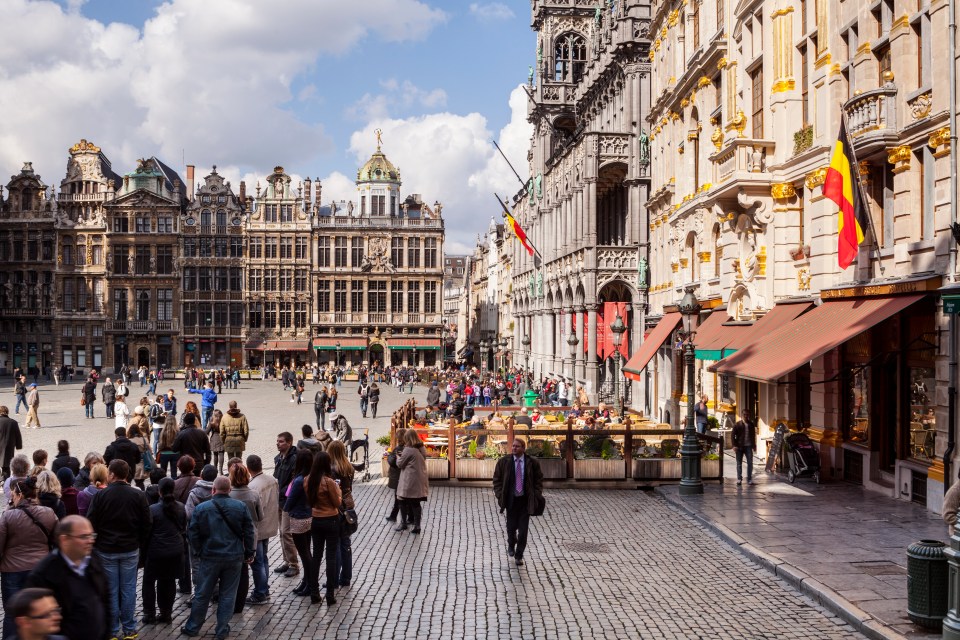 The Grand Place in Brussels.