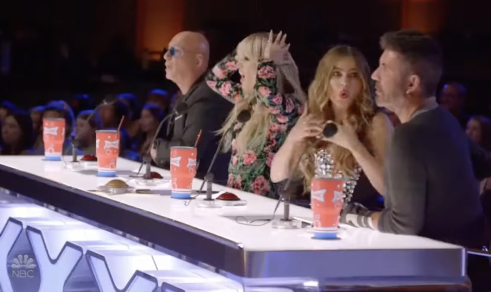 Britain's Got Talent judges at the judges' table.