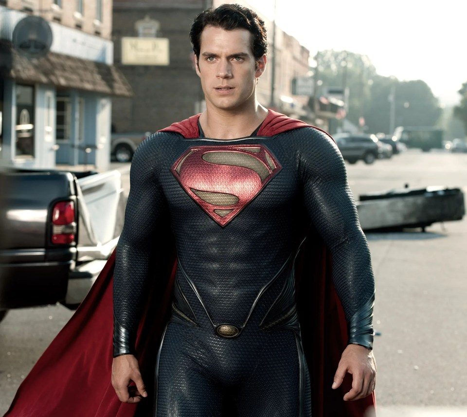Henry Cavill as Superman in Man of Steel.