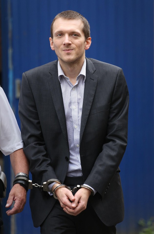 Man in handcuffs.