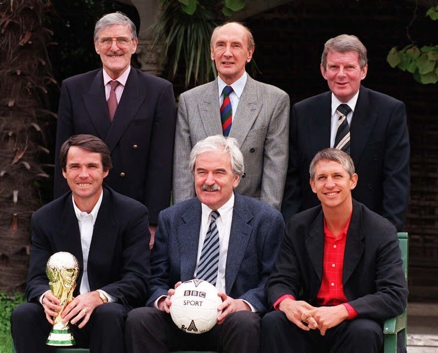 BBC World Cup commentary team promotional photo.