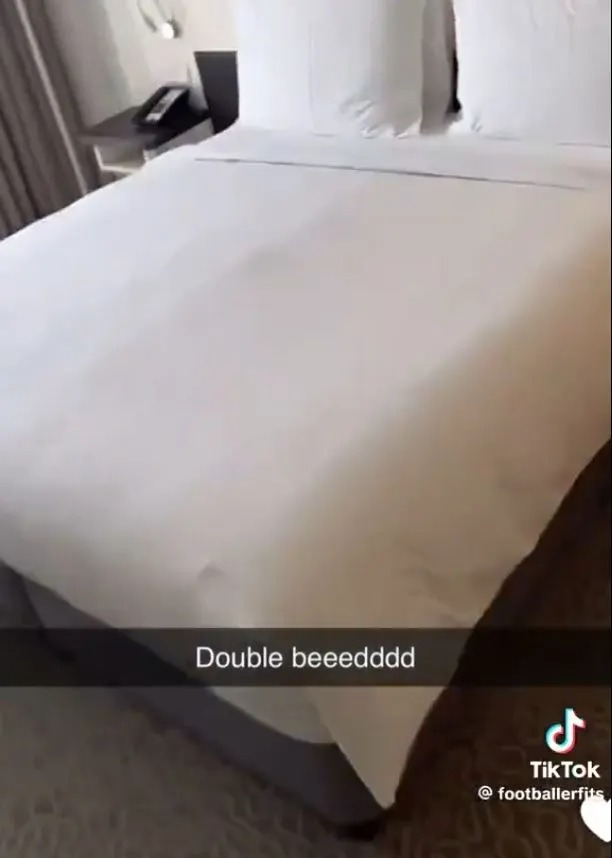 Double bed.