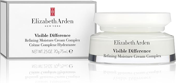 Elizabeth Arden Visible Difference Refining Moisture Cream Complex jar and box.