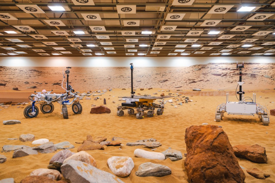 Stevenage, United Kingdom. The Mars Yard at Airbus.<br />
Picture by Alecsandra Dragoi / DSIT