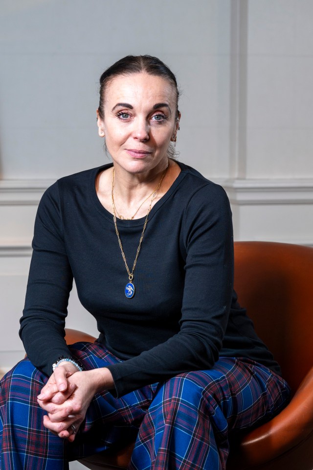 Amanda Abbington in a portrait.