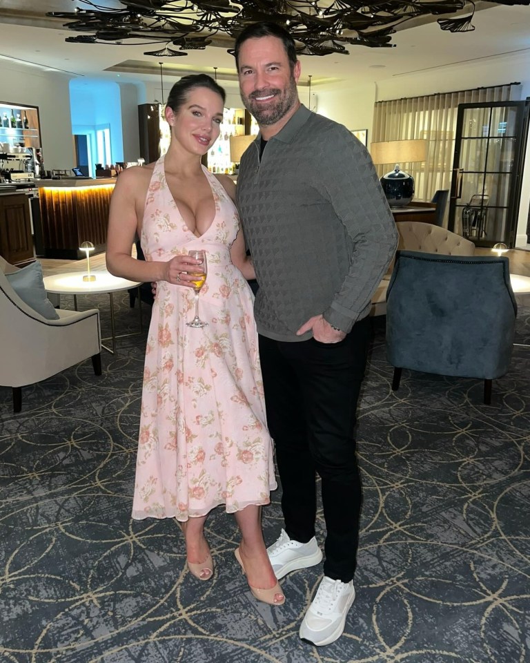 Helen Flanagan and boyfriend Robbie Talbot. Helen Flanagan Instagram