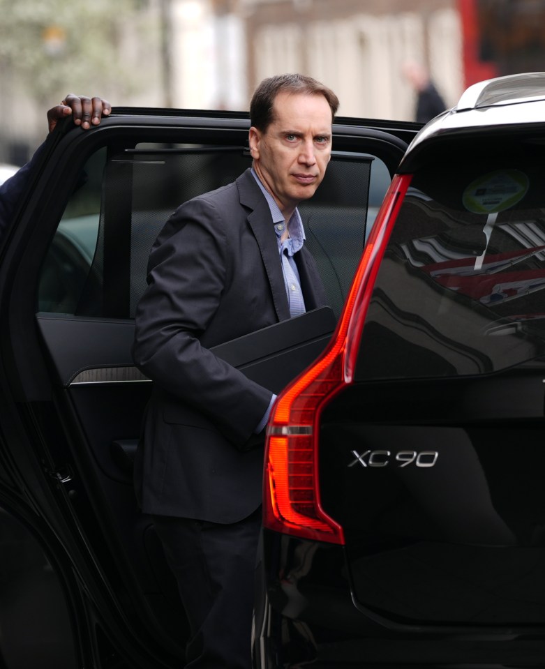 Mark Bullingham, CEO of the FA, arriving at a Premier League Shareholders Meeting.