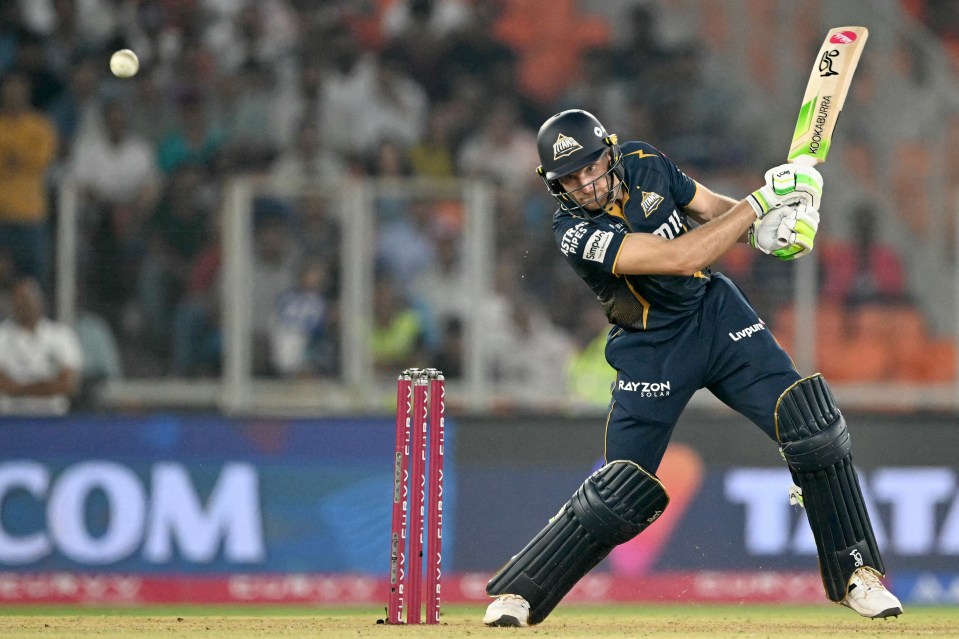 Jos Buttler batting during an IPL cricket match.