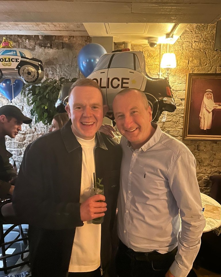 Colson Smith at a leaving party.