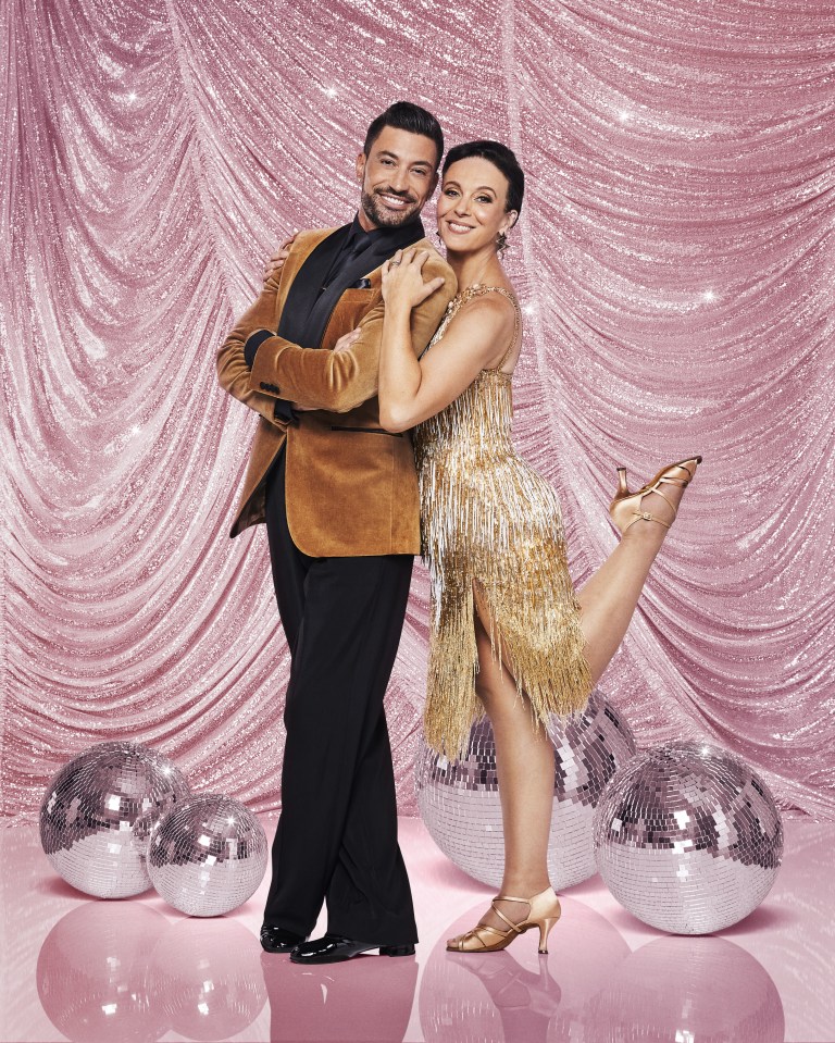 Giovanni Pernice and Amanda Abbington, Strictly Come Dancing contestants.