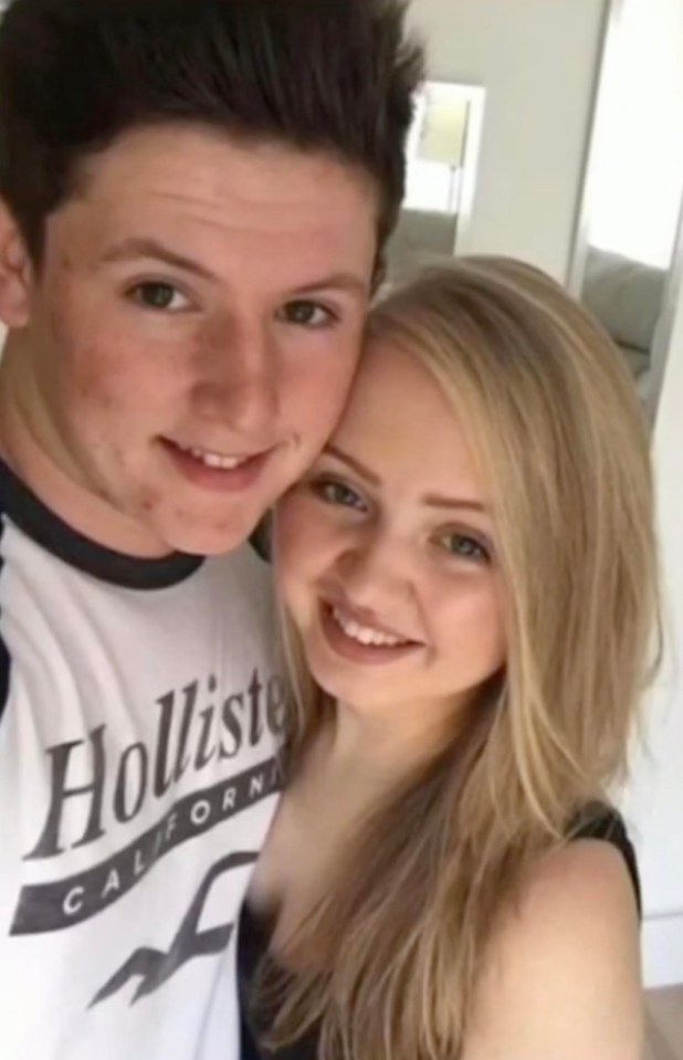 Photo of Chloe Rutherford and Liam Curry.