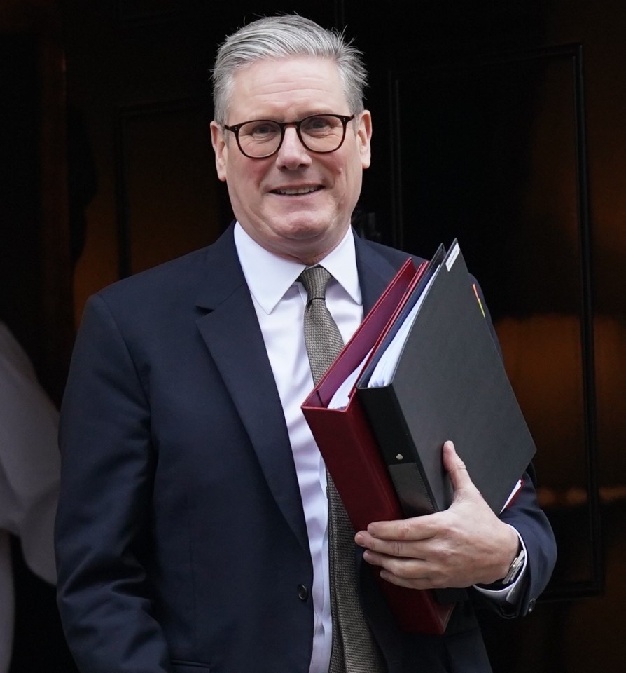 Prime Minister Keir Starmer leaving 10 Downing Street.
