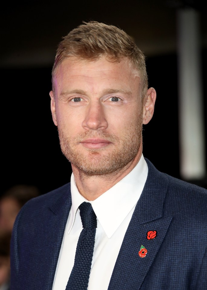 Freddie Flintoff at the Pride of Britain Awards.