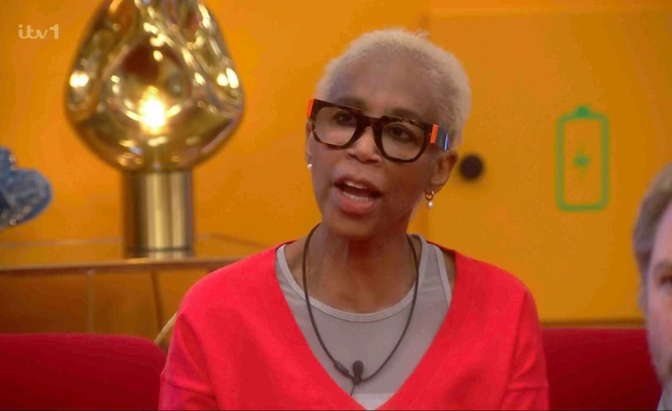 Trisha Goddard speaking on ITV1's Celebrity Big Brother.