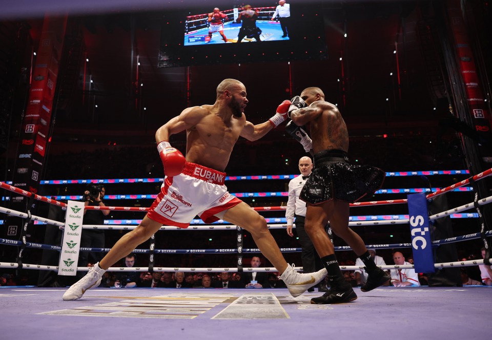 Chris Eubank Jr. boxing Conor Benn.