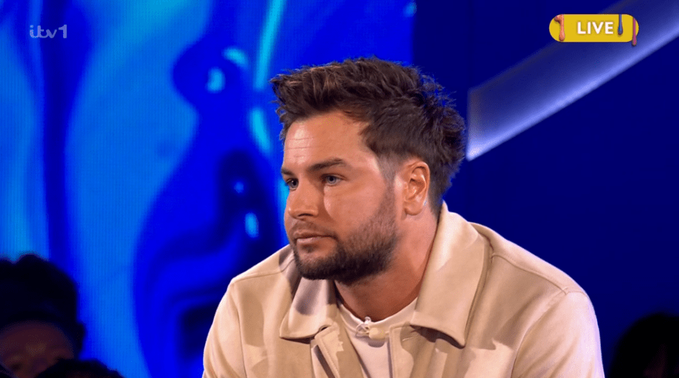 Chris couldn't help but get emotional during his exit interview