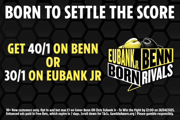 Betting odds for the Eubank Jr. vs. Benn boxing match.