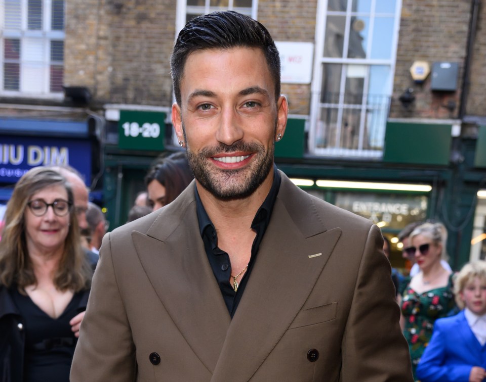 Giovanni Pernice at the world premiere of "Man and Witch".