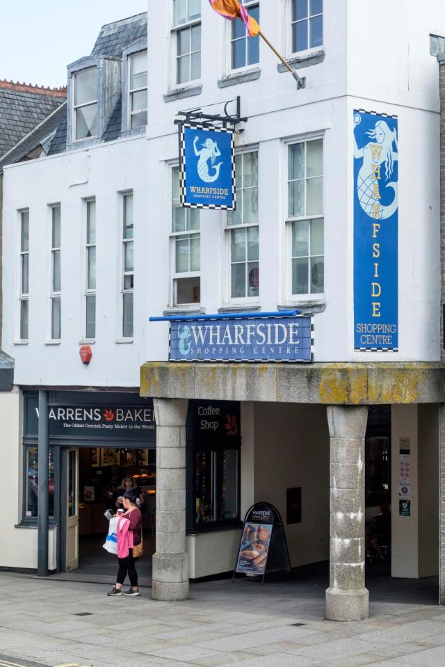 The Wharfside Shopping Centre in Penzance, Cornwall.