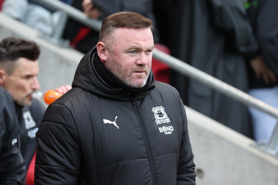 Wayne Rooney, head coach of Plymouth Argyle F.C.