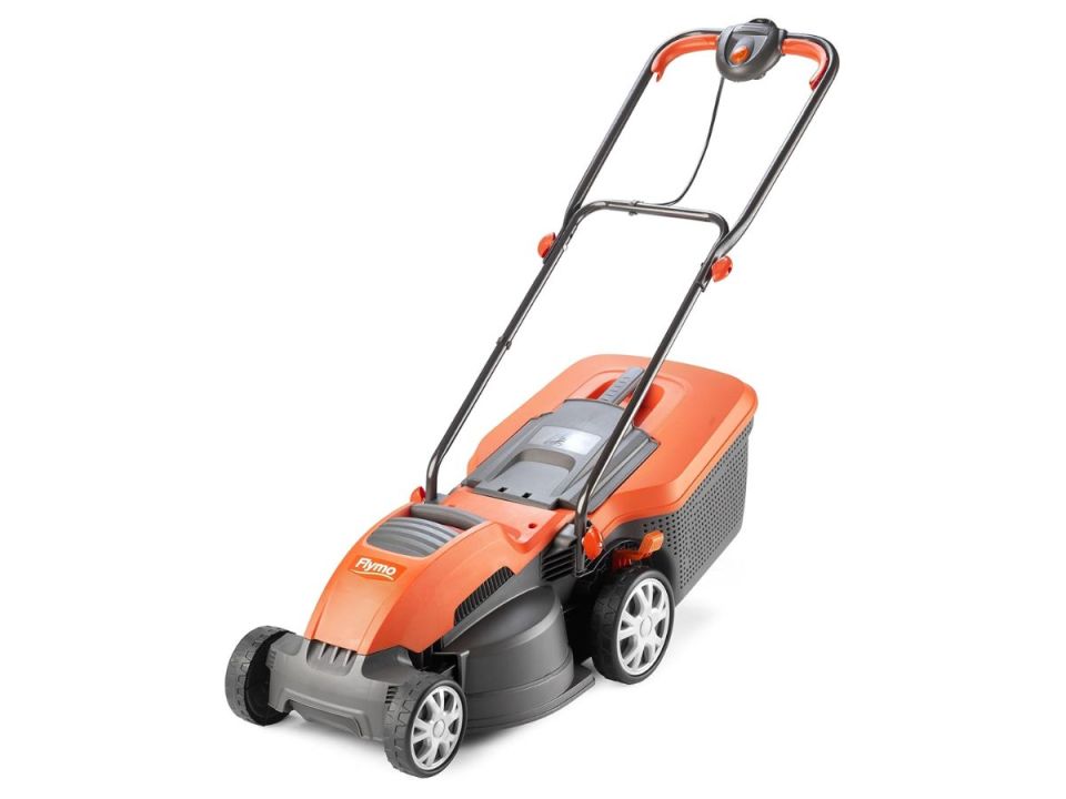 Flymo lawnmower.
