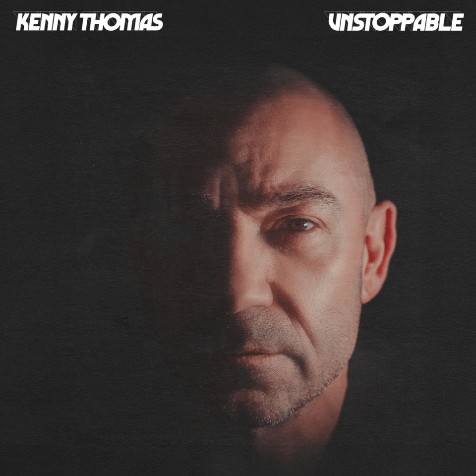 Album cover for Kenny Thomas's Unstoppable.