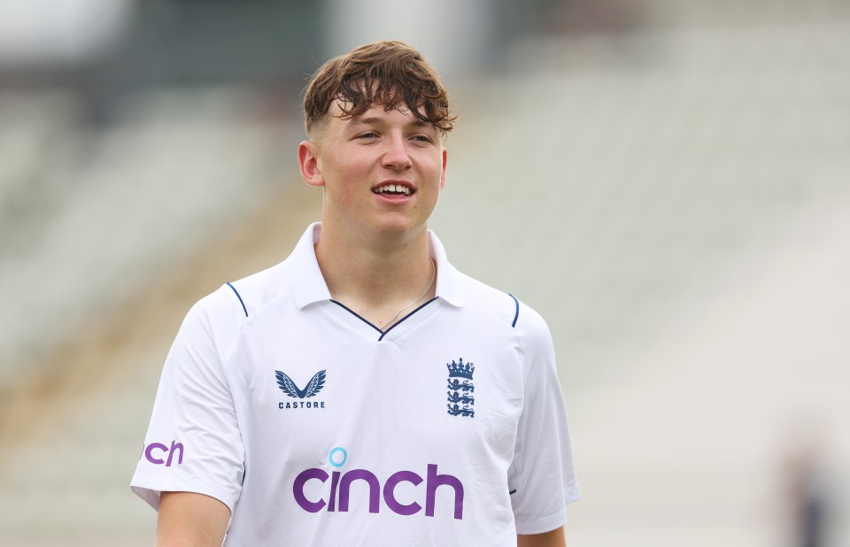 Ben McKinney of England U19 cricket team.