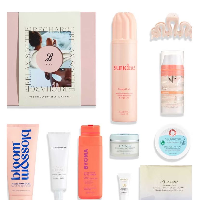 Boots Pamper Box products.