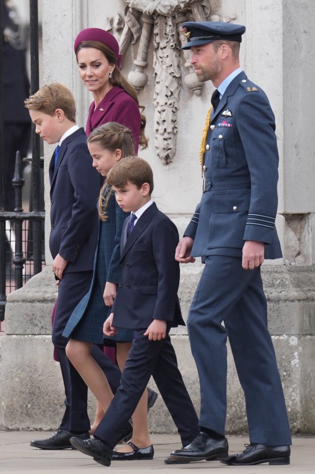 The Royal Family at Buckingham Palace.