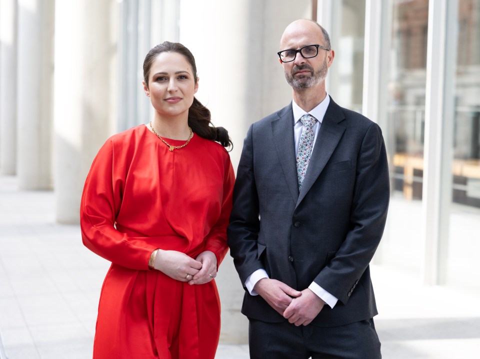 Nicola Thorp and Oliver Harvey in an interview.
