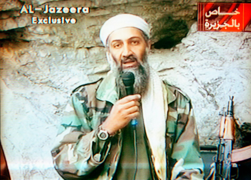 Osama bin Laden on Al Jazeera television.