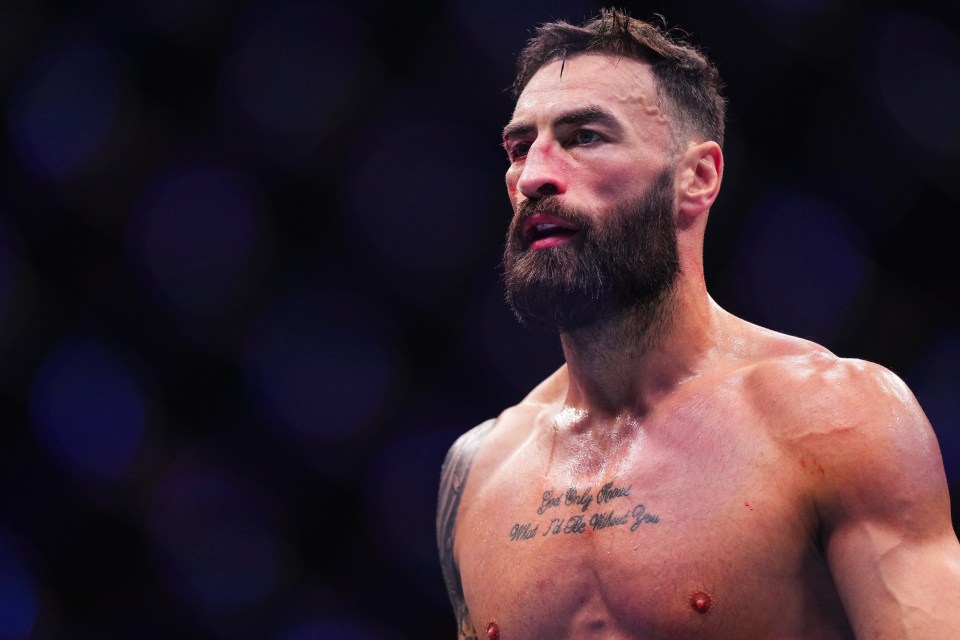 Paul Craig of Scotland at a UFC event.