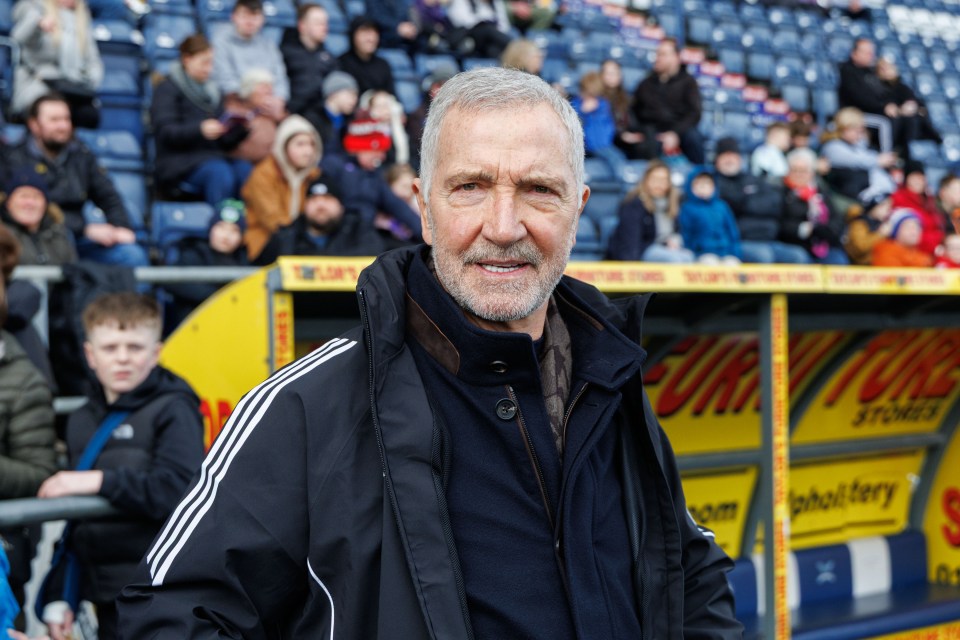 Graeme Souness at a charity football match.